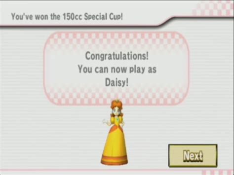 how to win daisy on mario kart wii